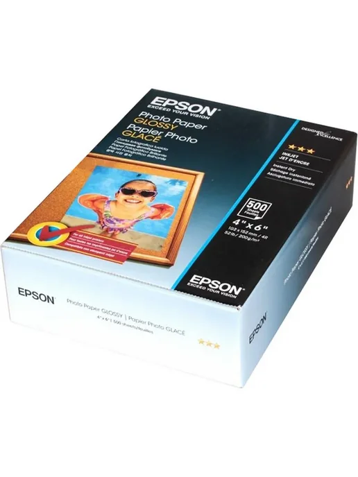 Бумага Epson Фотобумага A6, 200 г/м², 500 листов, 1 пачка, фото 2