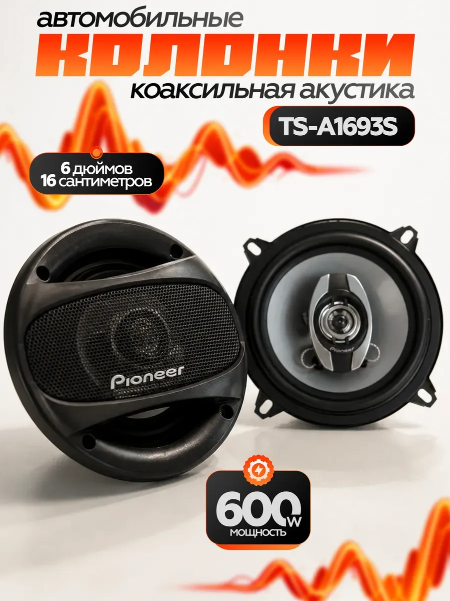 Динамики автомобильные колонки, TS-A1693S