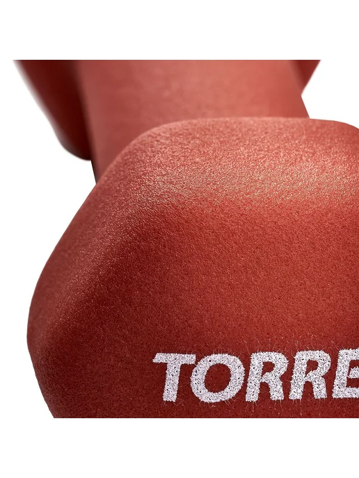 Torres Гантель для спорта и фитнеса виниловая 0,5 кг, 1 шт, 1 кг, 1 шт, фото 2