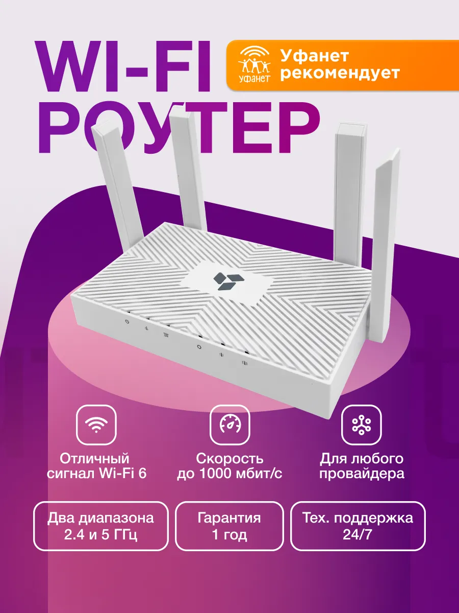 Роутер Wi-fi 6 для дома мощный Mesh