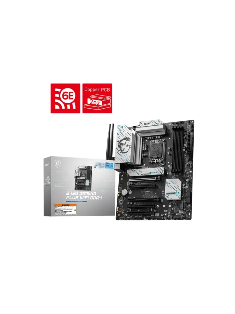Материнская плата B760 GAMING PLUS WIFI DDR4 MSI 380961956 купить за 13 461 ₽ в интернет‑магазине Wildberries