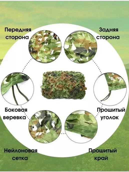 Сети Маскировочные, 3x3, фото 3