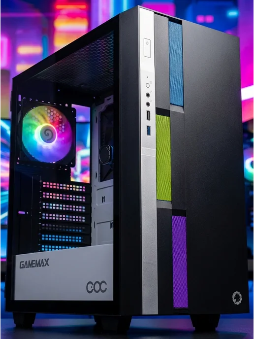 GAMEMAX Корпус для ПК Brufen C3 BW без БП E-ATX, черный