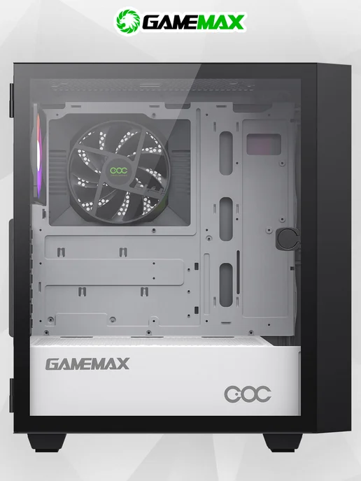 GAMEMAX Корпус для ПК Brufen C3 BW без БП E-ATX, черный, фото 7