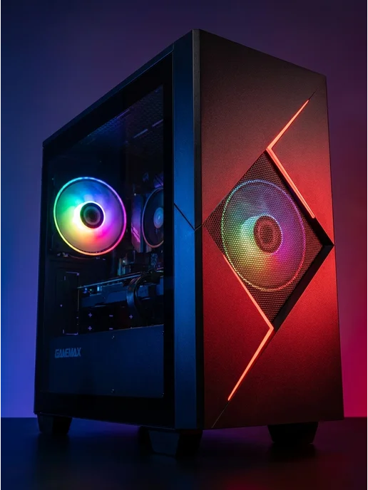 GAMEMAX Корпус для ПК Cyclops BR без БП, черный