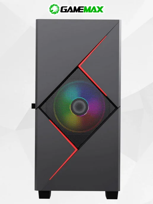 GAMEMAX Корпус для ПК Cyclops BR без БП, черный, фото 4