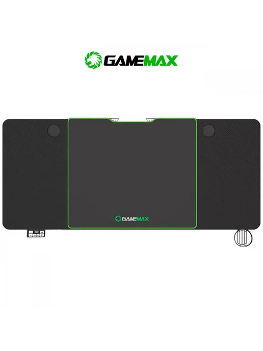 GAMEMAX Компьютерный стол геймера D140-Carbon-EC регулировка высоты, черный, фото 5