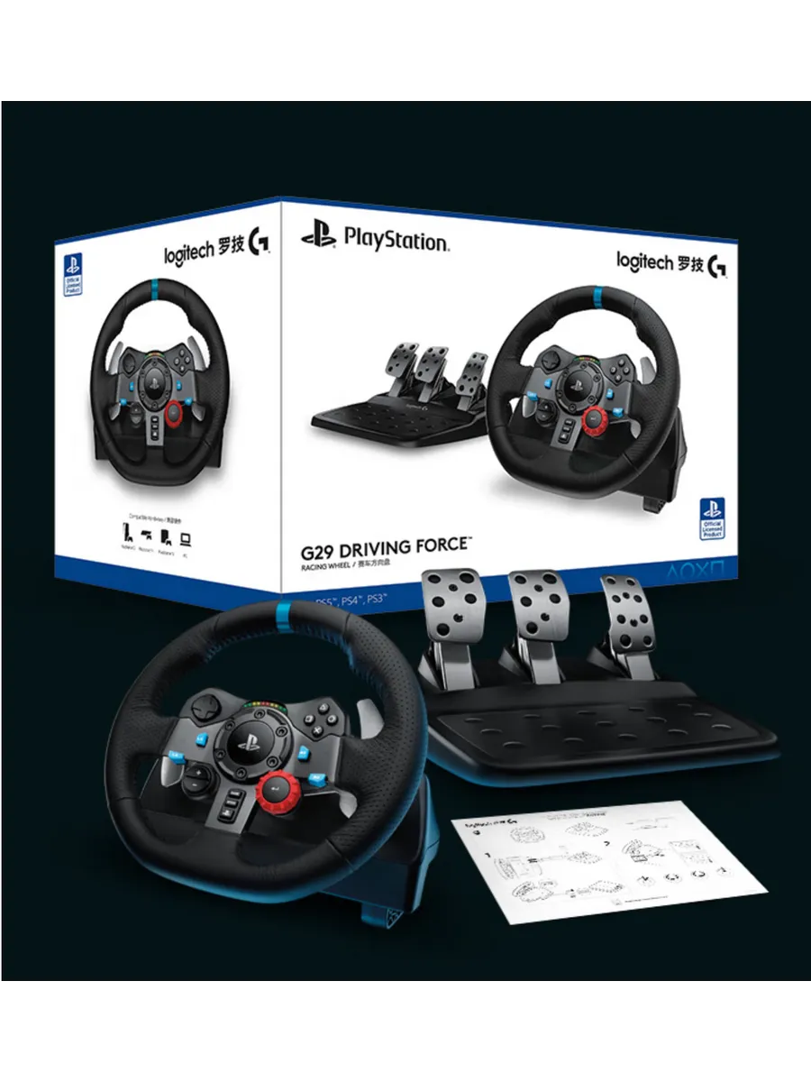 Игровой руль G29 Driver Force и педали