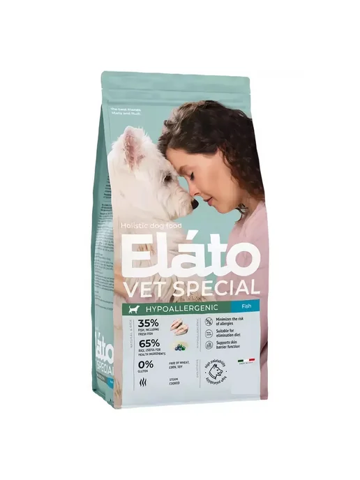 Сухой корм Elato Holistic Vet для собак, рыба, 0,5 кг