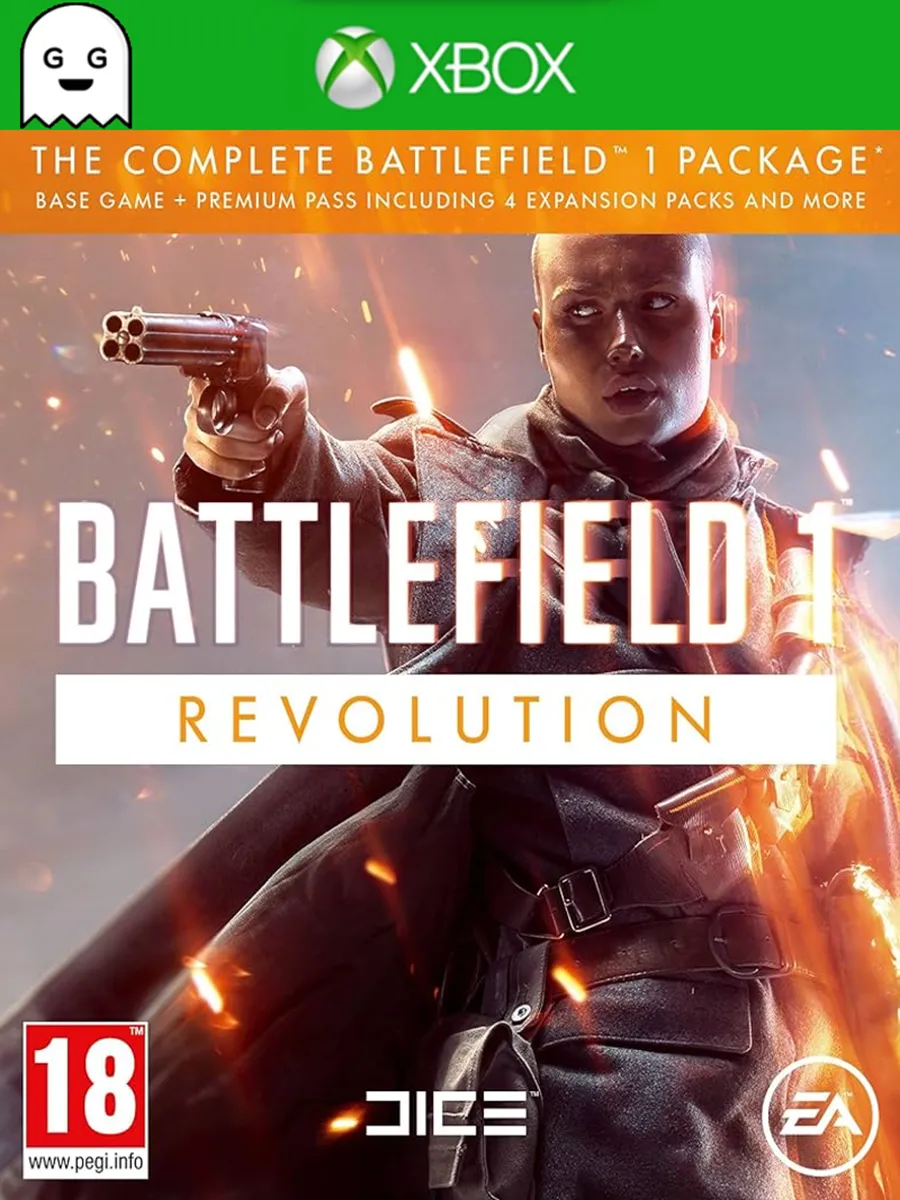 Игра Battlefield 1 Revolution, Код Ключ One/Series X|S