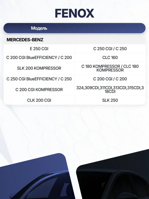 FENOX Стартер для MERCEDES-BENZ C-CLASS (W203) C-CLASS (W204), вариант, фото 4