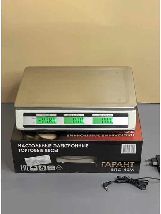 Весы Гарант ВПС-40М торговые настольные, 40 м, фото 2