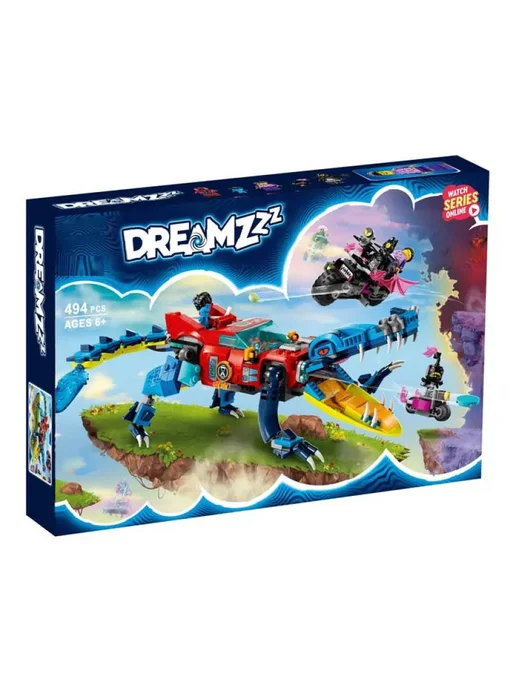 LEGO Конструктор DREAMZzz - Автомобиль-крокодил, голубой, фото 2