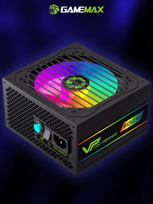 GAMEMAX Блок питания для ПК 500W VP-500-RGB-MODULAR Bronze, 500 Вт, фото 4
