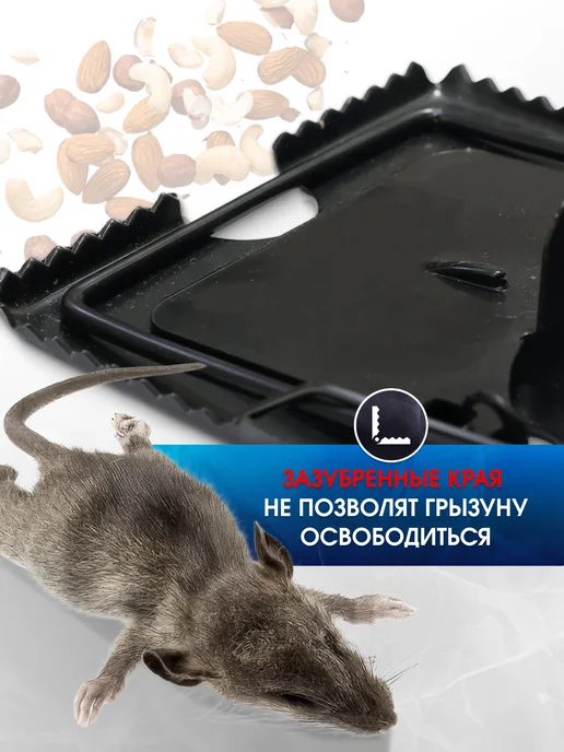 mousetrap Крысоловка мышеловка металлическая 15,5*8,5 см, 3 штуки, вариант, фото 6