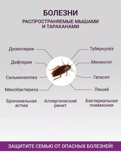 Тиурам от тараканов Тиурам кабельный порошок от тараканов 200 гр, 200 г, фото 2