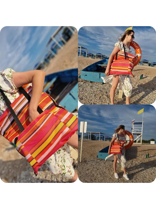 Коврик для пляжа, розовый, фото 6