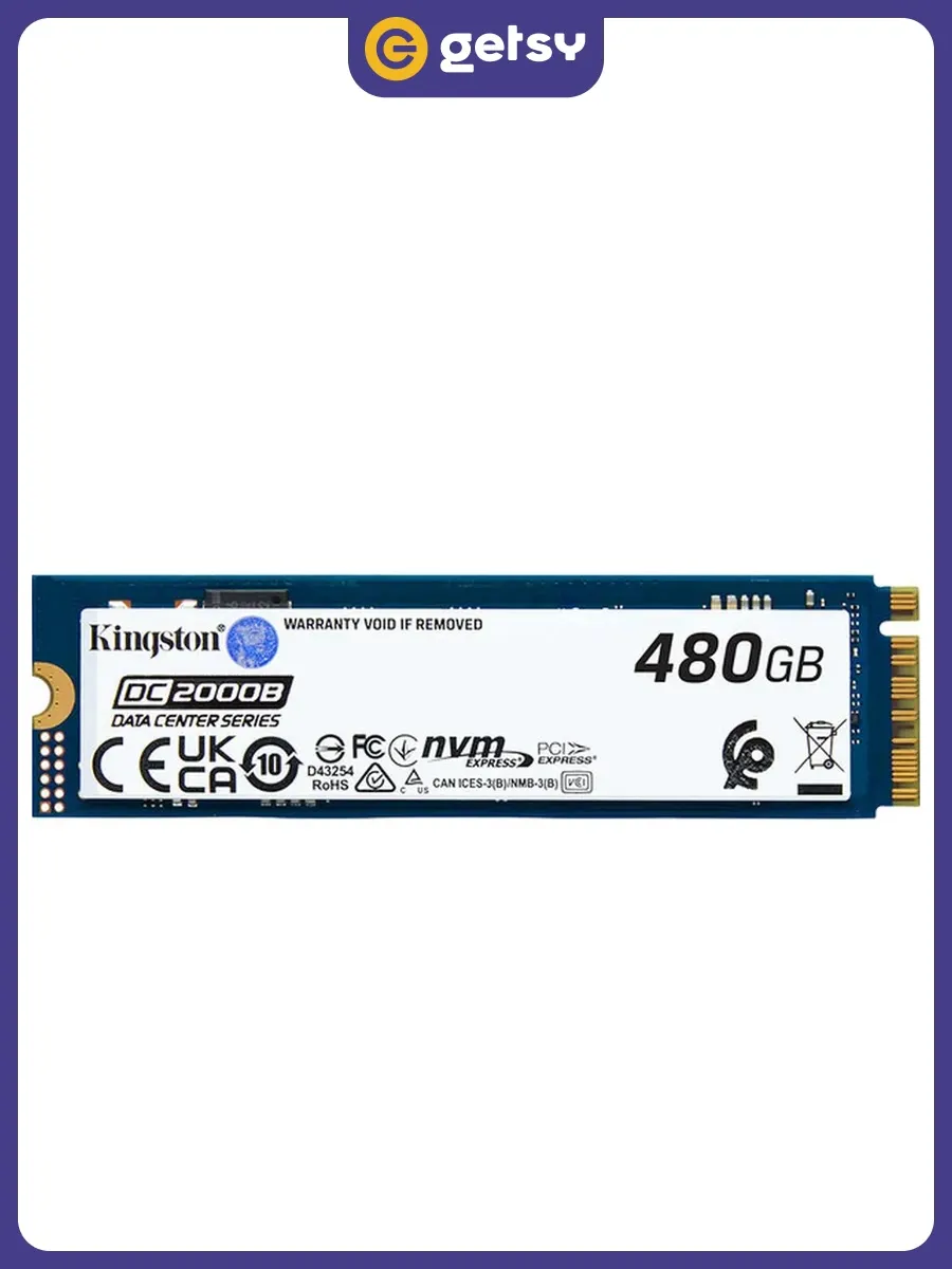Kingston SSD-накопитель SEDC2000BM8 480G, синий