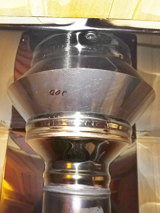 R-SAUNA Юбка, фартук для дымохода 150 мм, нержавейка, 300, фото 7