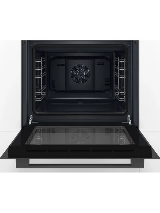 BOSCH Духовой шкаф HBF512BB1T, черный, черный, фото 4