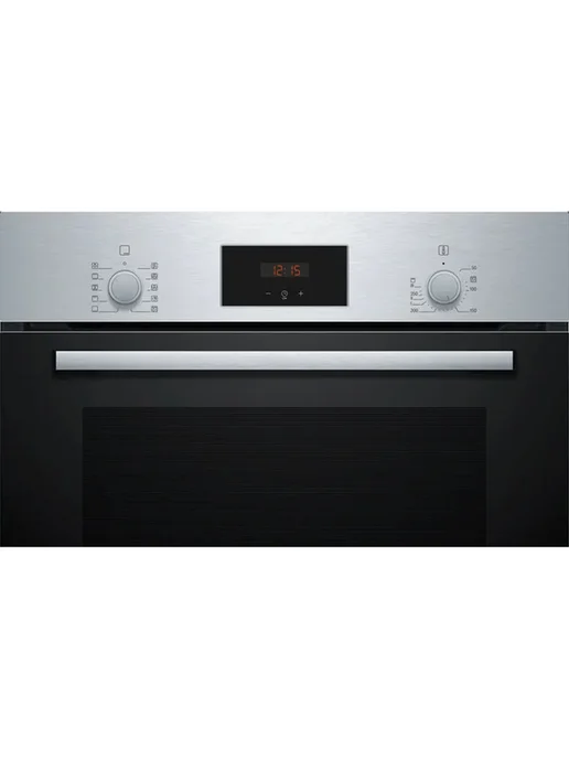 BOSCH Духовой шкаф HBF512BS1T, нержавеющая сталь, серый, фото 3