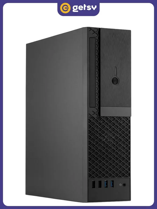 Foxline Корпус для компьютера FL-1001 (FL-1001-TFX300S), черный, черный