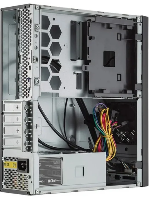 Foxline Корпус для компьютера FL-1001 (FL-1001-TFX300S), черный, черный, фото 6