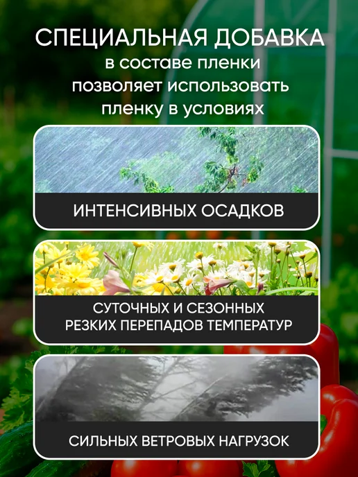 пленка зеленая ГОСТ Пленка для теплиц зеленая ГОСТ 150мкм 6х3м, 6x3 м, фото 4