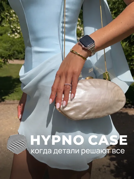 Hypno Case Ремешок для Apple Watch 38 40 41 серия 1-5 6 7 8 9 10 11 SE, желтый, фото 2