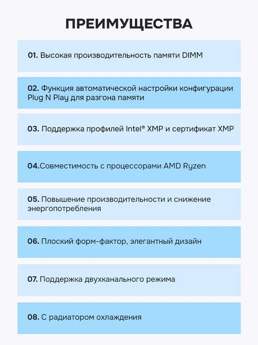 Kingston Оперативная память DDR4 8Gb 3200 MHz озу с радиатором, 8 ГБ, фото 6