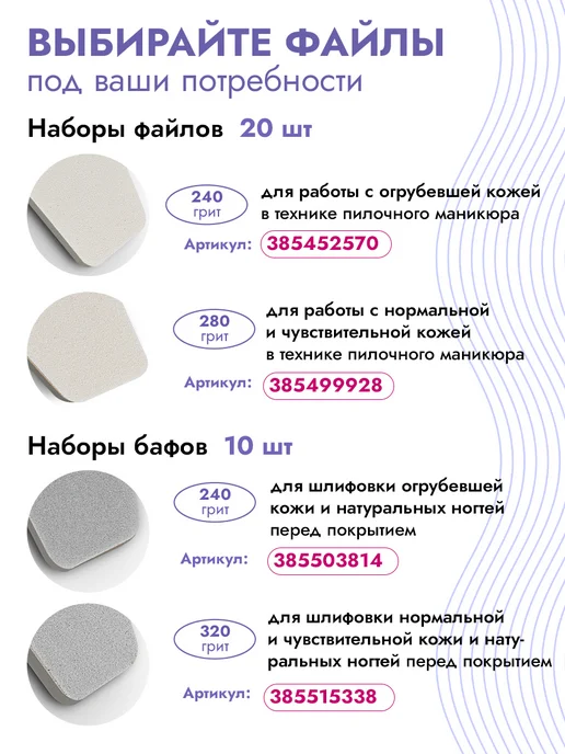 Algebra Beauty Стартовый набор для пилочного маникюра, вариант, фото 8