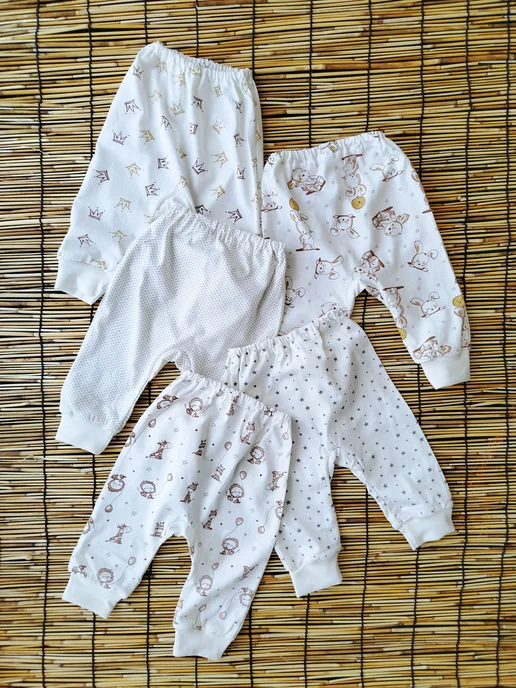 ABCLIFE kids Штаны ползунки для новорожденных без ножек, белый, фото 7