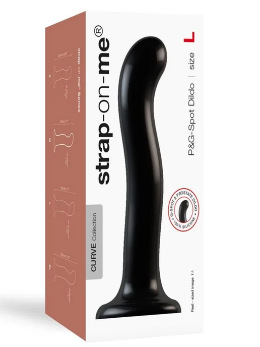 STRAP-ON-ME Фаллоимитатор Dildo Point P&G (L - 19, Ø 3.5 см), черный