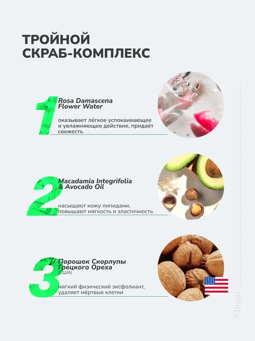 Plu Набор для ухода за телом (Скраб 200г + Скраб-гель 500г), 200 г, 500 г, фото 5
