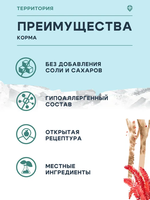 Сухой корм Территория для собак, крупные, средние, индейка, 12 кг, фото 3