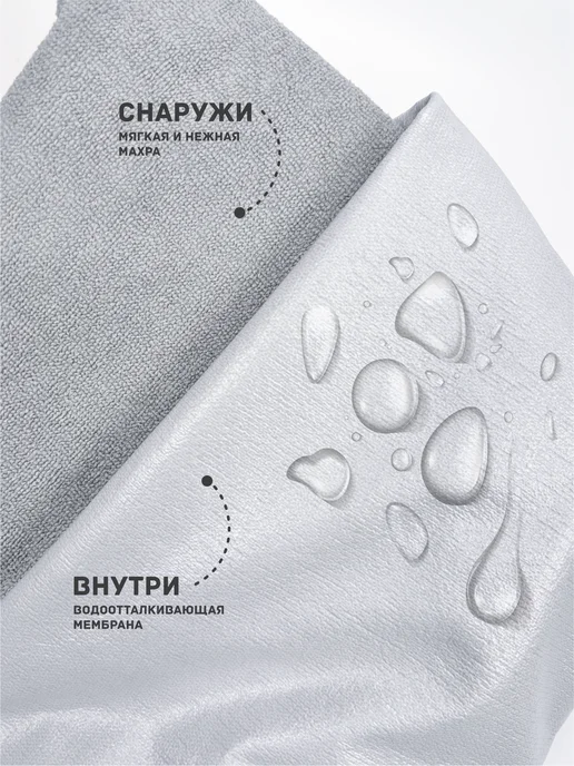 BabyGood Наматрасник непромокаемый детский 70 х 100 см на резинке, 70x100 см, фото 4