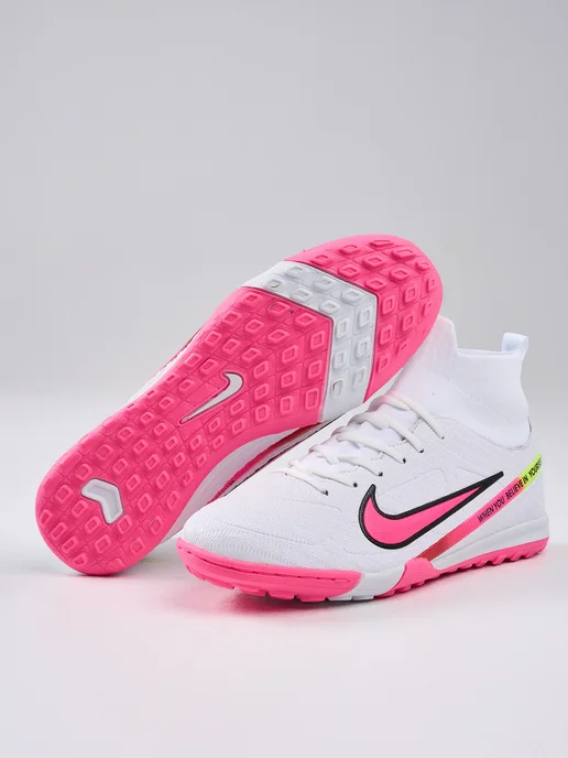 by BlackBerry BB Сороконожки футбольные Air Zoom Mercurial бутсы, белый, фото 6