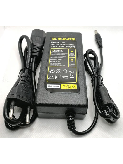 SILROOT Блок питания для мониторов ACER 12v 5a, вариант, фото 6