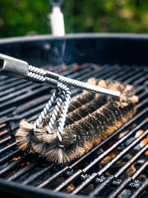 Smart Solutions Щетка для гриля и барбекю 44 см Smart Grill металлическая, черный, фото 3