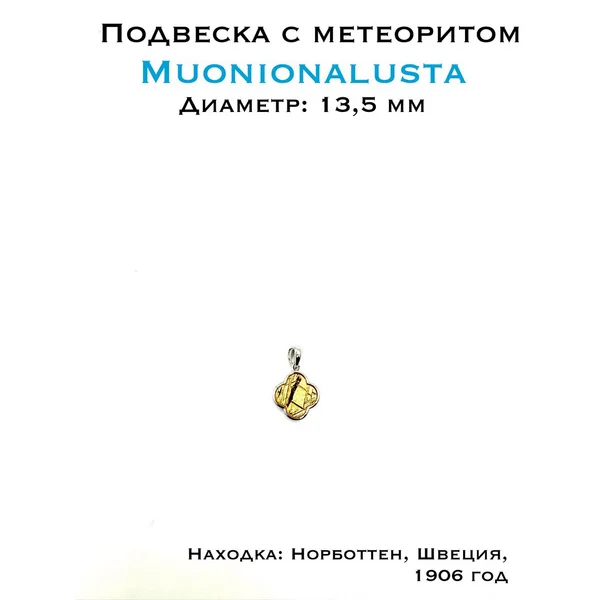 Подвеска с метеоритом Муонионалуста