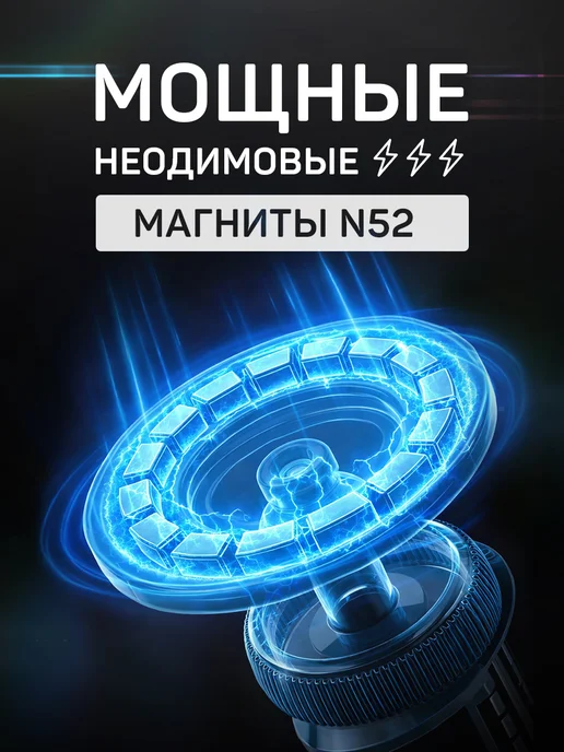 D&M Holder Держатель для телефона в машину, черный, фото 3