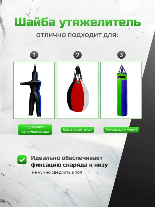 SportPanda Шайба утяжелитель D-40см, 12кг, 20 кг, фото 3