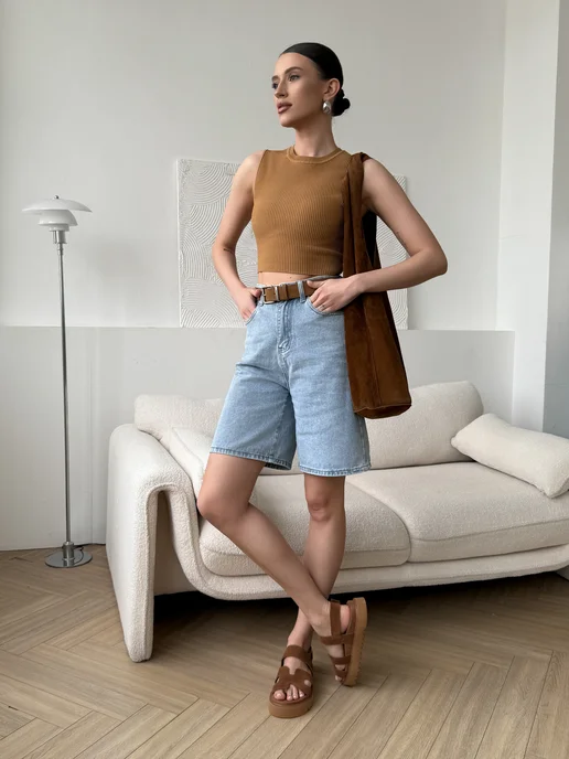 VB Shoes Летние босоножки на платформе сандалии, коричневый, фото 3