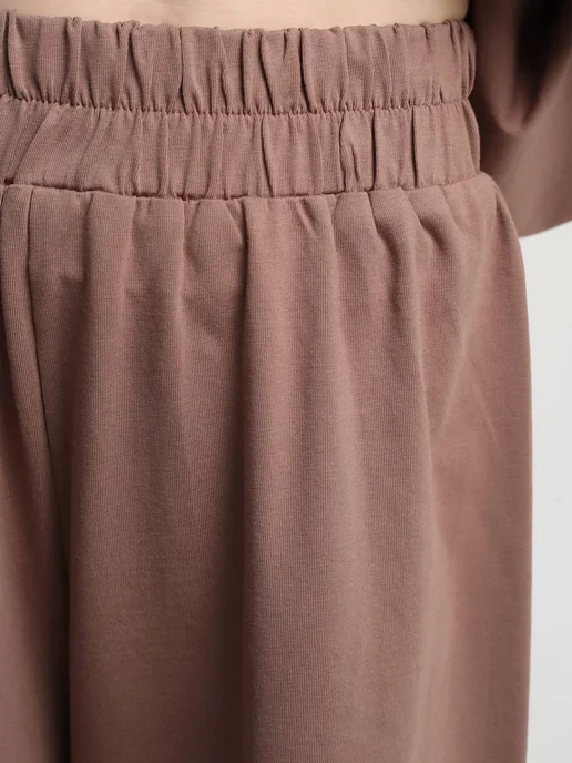 Vadida Style Костюм двойка худи со штанами базовая двойка, бежевый, фото 8