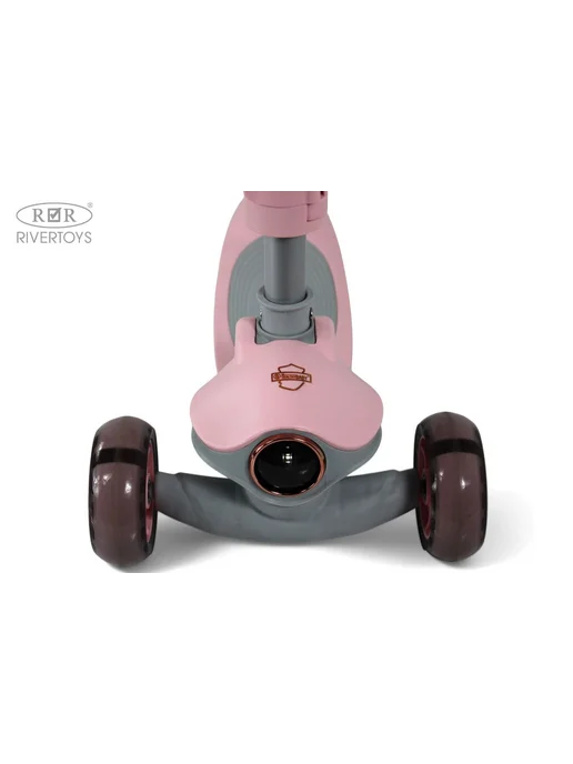 River Toys Детский самокат-беговел HB-603 розовый, розовый, фото 5