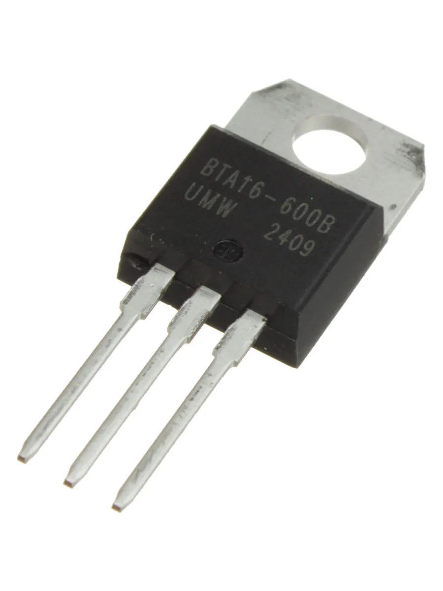 Симистор BTA16-600BRG TO-220AB UMW (16А 600В)