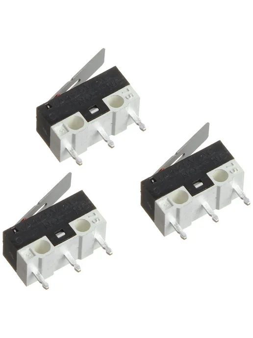 Radiosfera Микропереключатель 12.8*6.5*5.8 мм (упаковка 3шт) Ruichi DM1, 12.8x6.5x5.8 мм, 3 шт