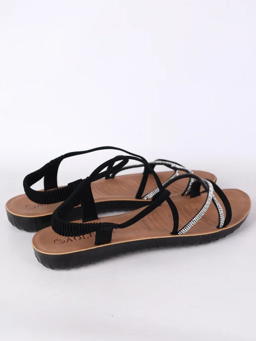 Liya Groff Fashion Сандалии летние на платформе, черный, фото 4