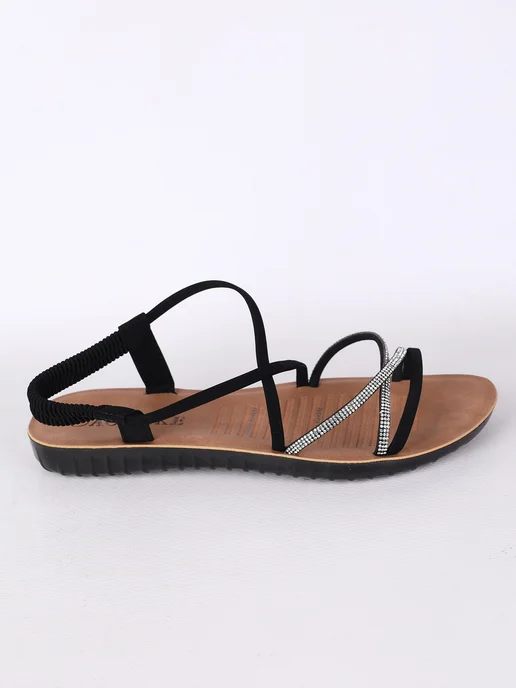 Liya Groff Fashion Сандалии летние на платформе, черный, фото 6