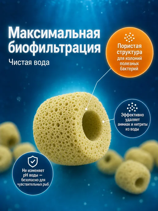 CityMarket Наполнитель для аквариумного фильтра мини, вариант, фото 2